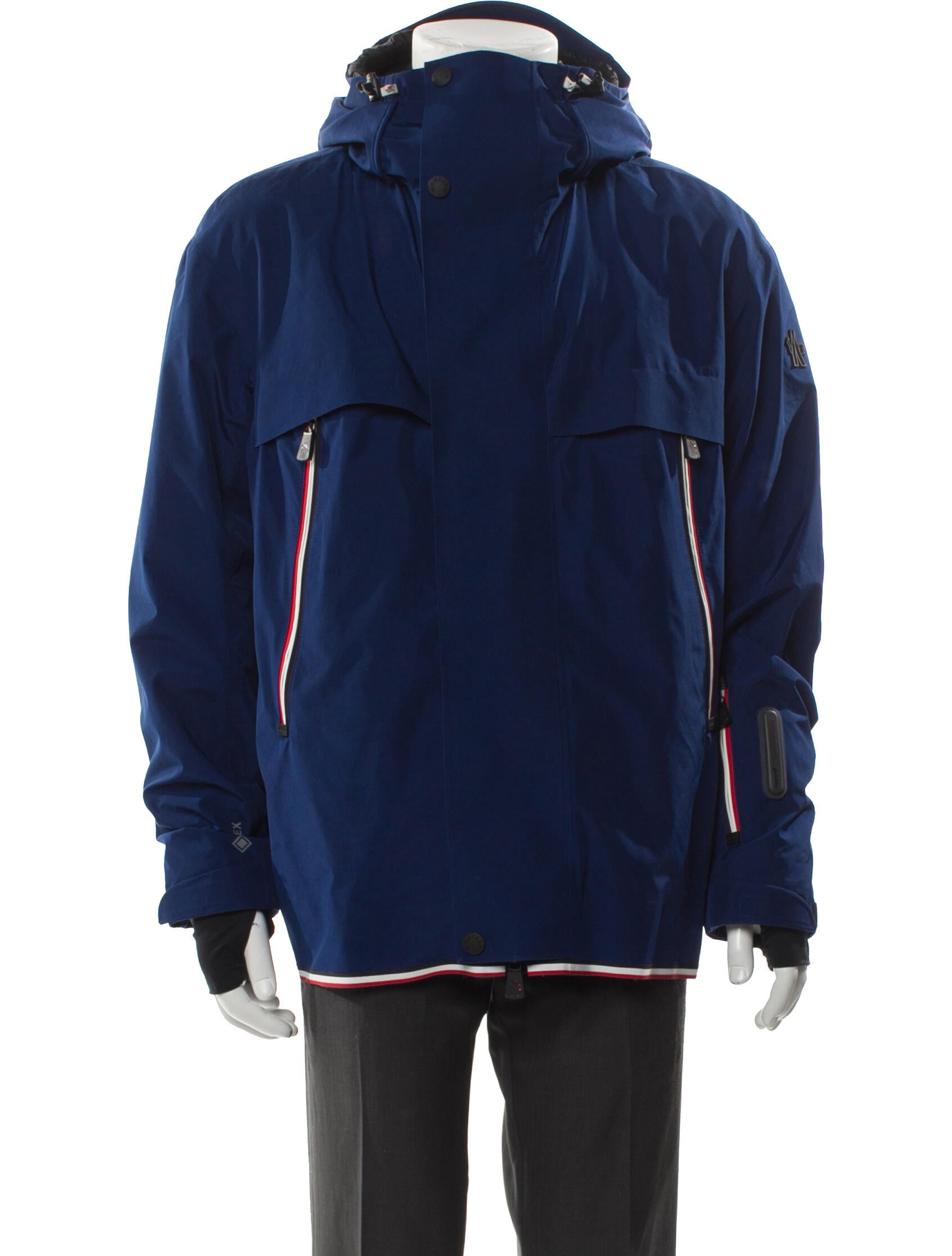 Moncler Grenoble Striped Windbreaker