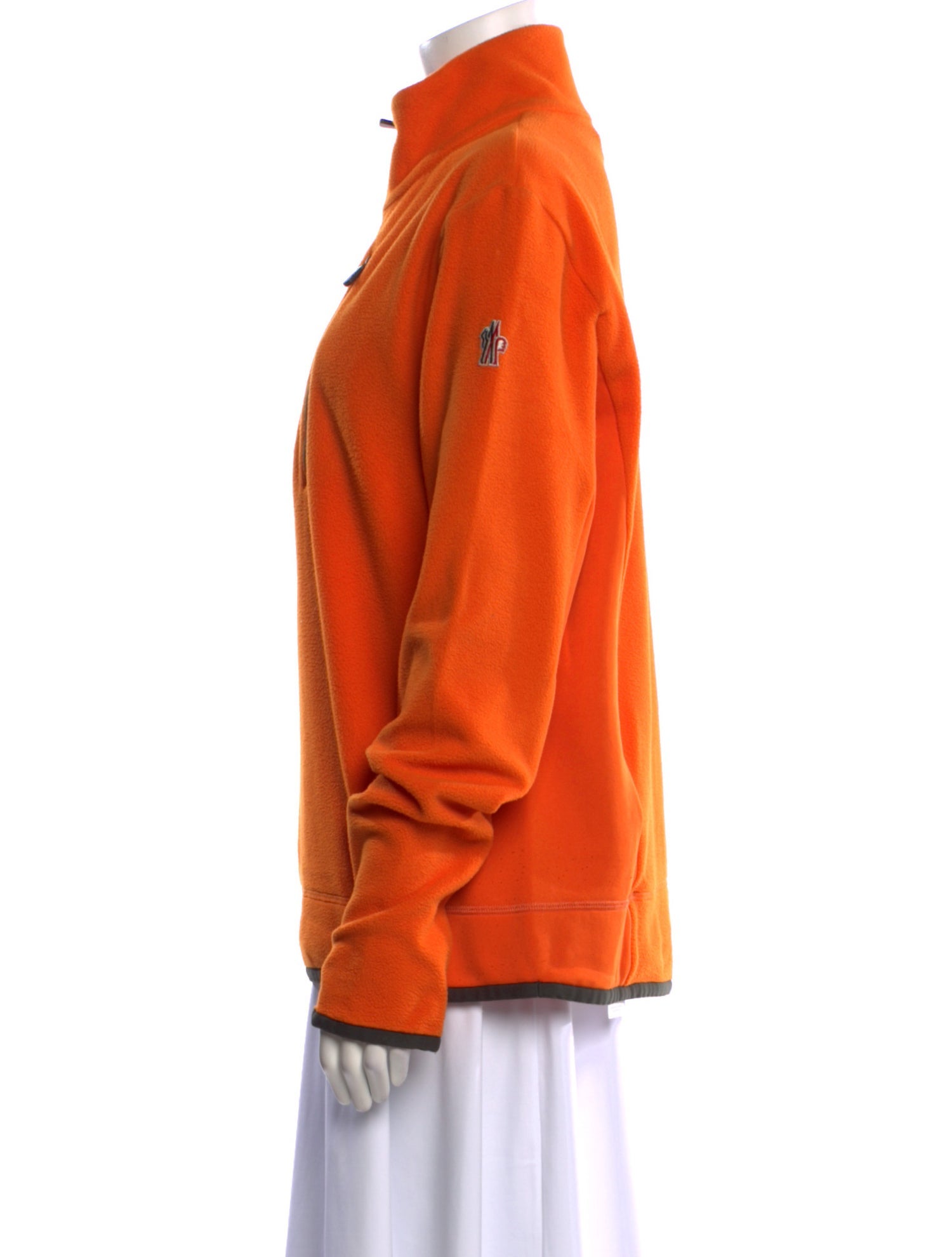 Moncler Grenoble Mock Neck Long Sleeve Sweatshirt