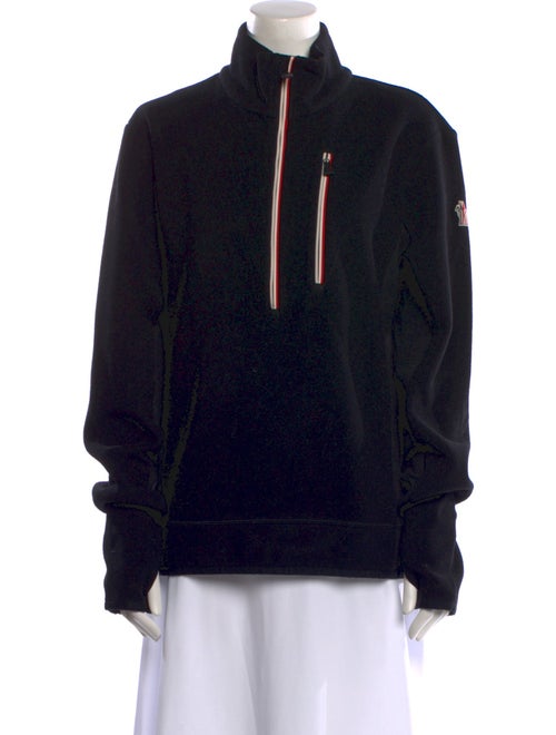 Moncler Grenoble Mock Neck Long Sleeve Sweatshirt