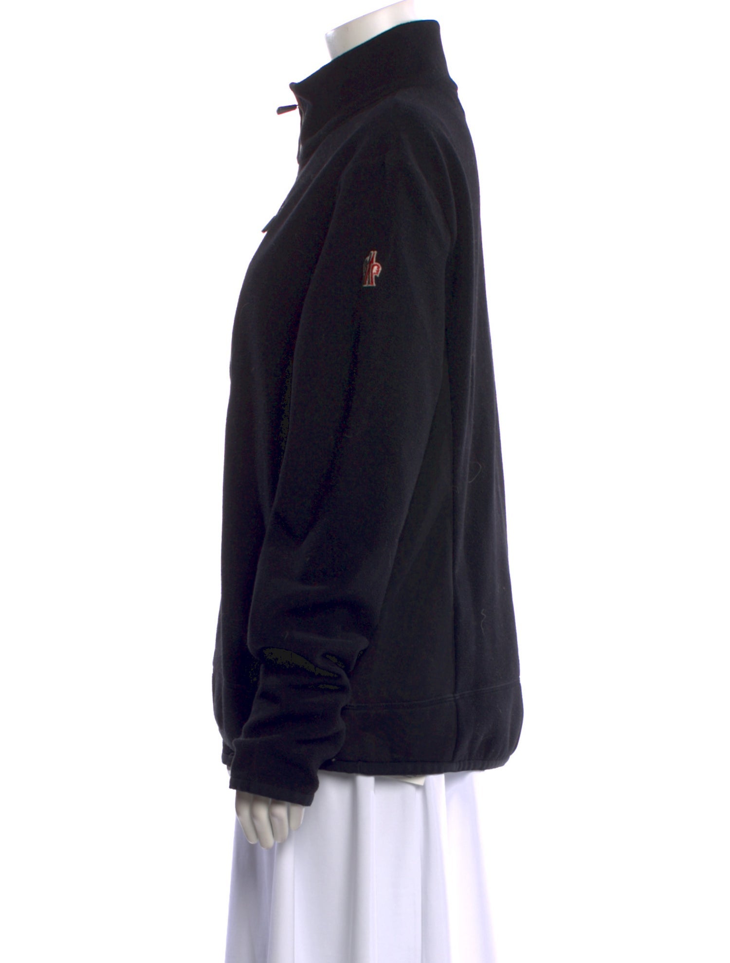 Moncler Grenoble Mock Neck Long Sleeve Sweatshirt