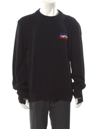 Moncler Grenoble Wool Graphic Print Pullover