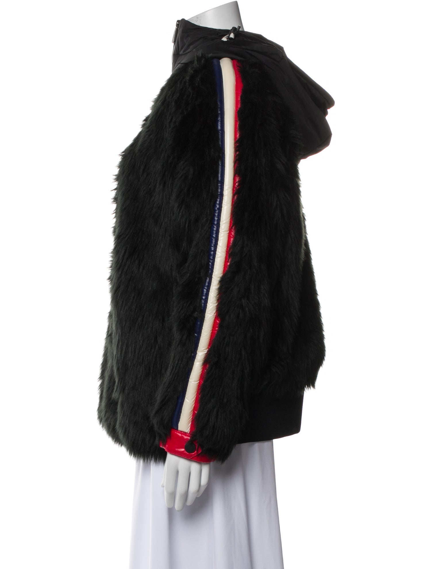 Moncler Grenoble Faux Fur Faux Fur Jacket