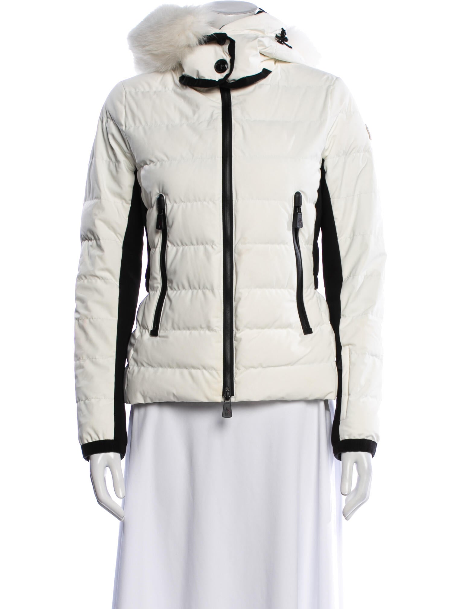 Moncler Grenoble Nylon Colorblock Pattern Jacket