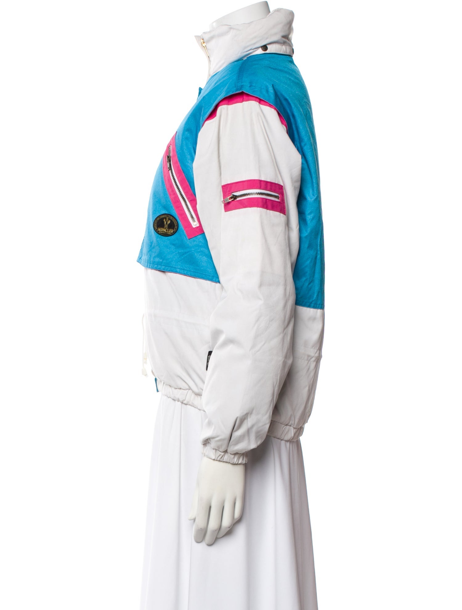 Moncler Grenoble Colorblock Pattern Jacket