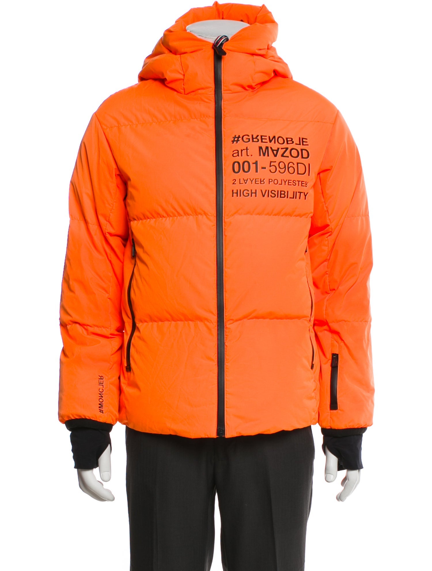 Moncler Grenoble Graphic Print Puffer Coat w/ Tags