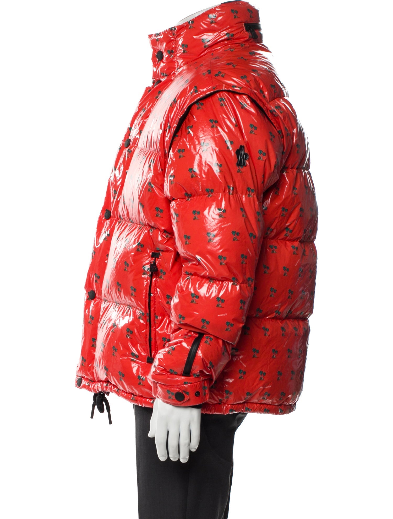 Moncler Grenoble Printed Puffer Coat