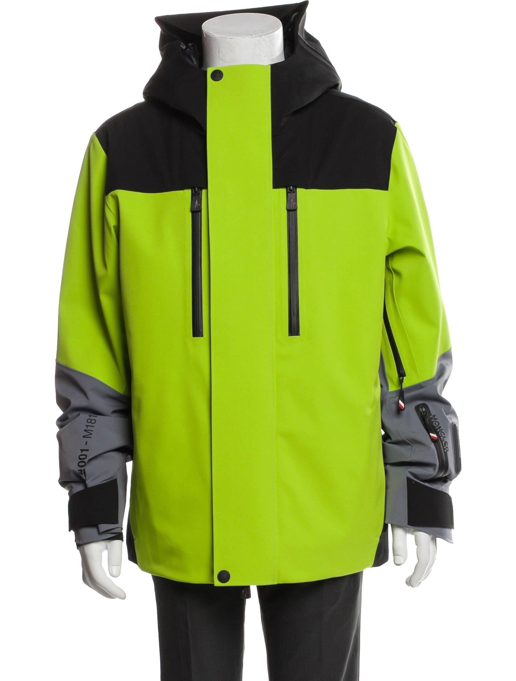 Moncler Grenoble Colorblock Pattern Parka