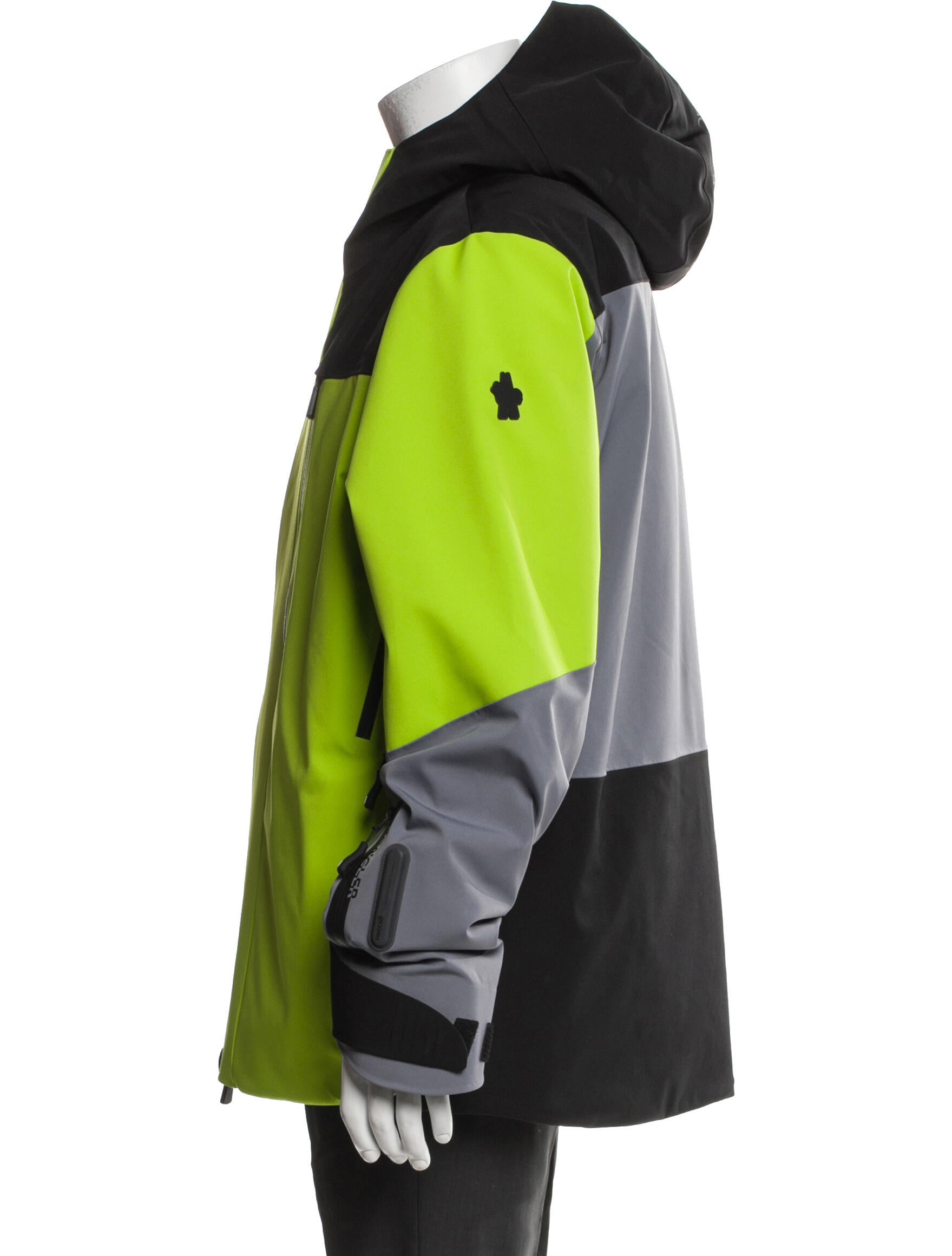 Moncler Grenoble Colorblock Pattern Parka