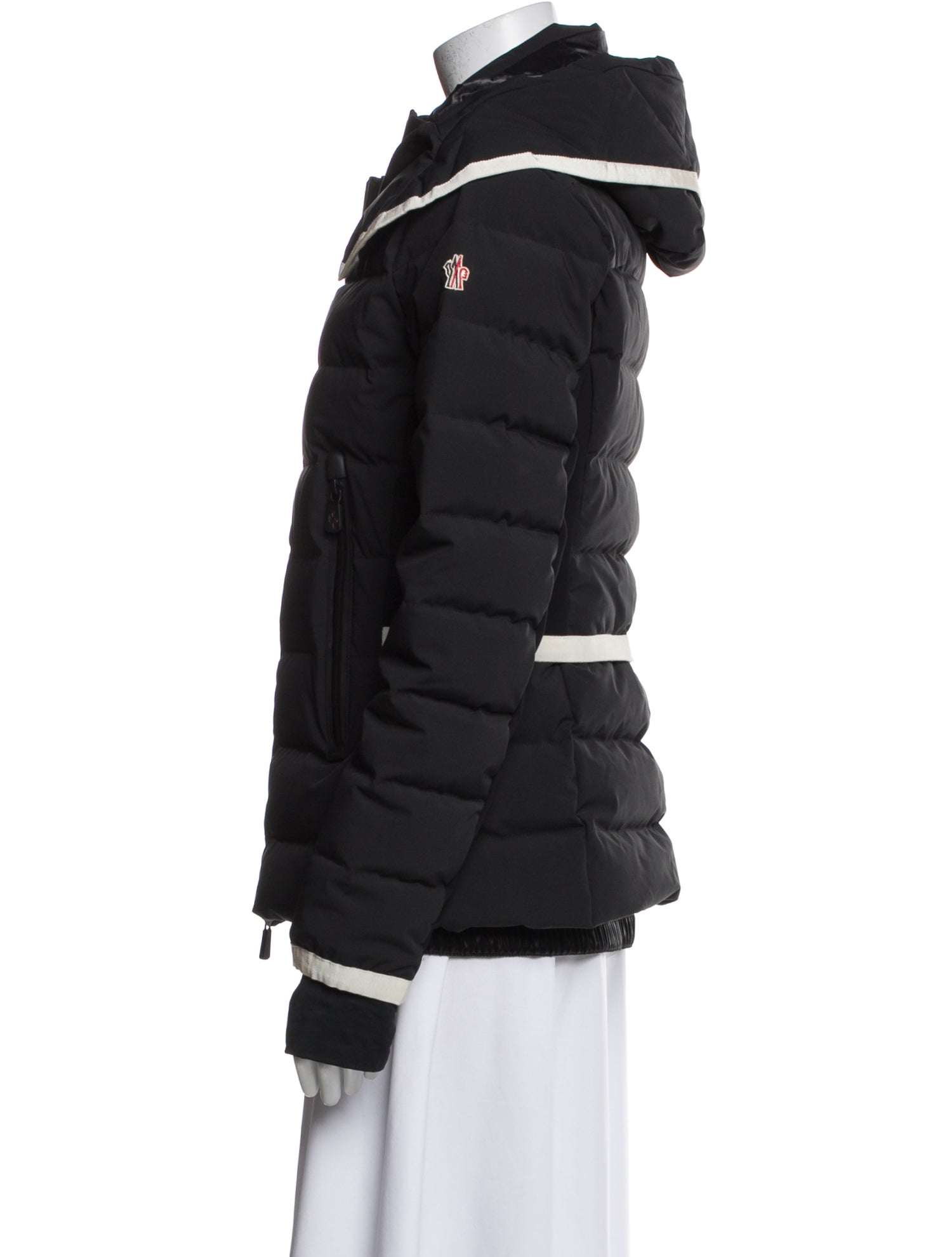 Moncler Grenoble Colorblock Pattern Bomber Jacket