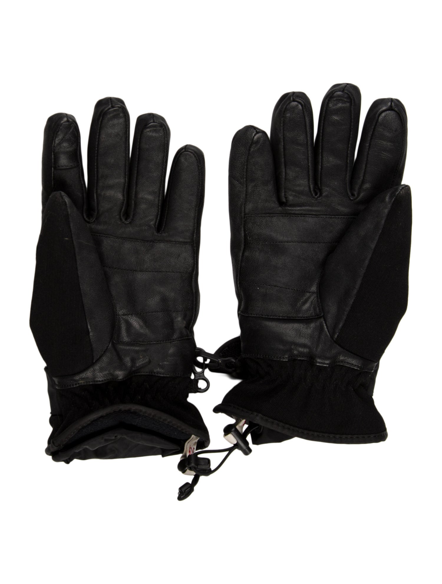 Moncler Grenoble Leather Gloves