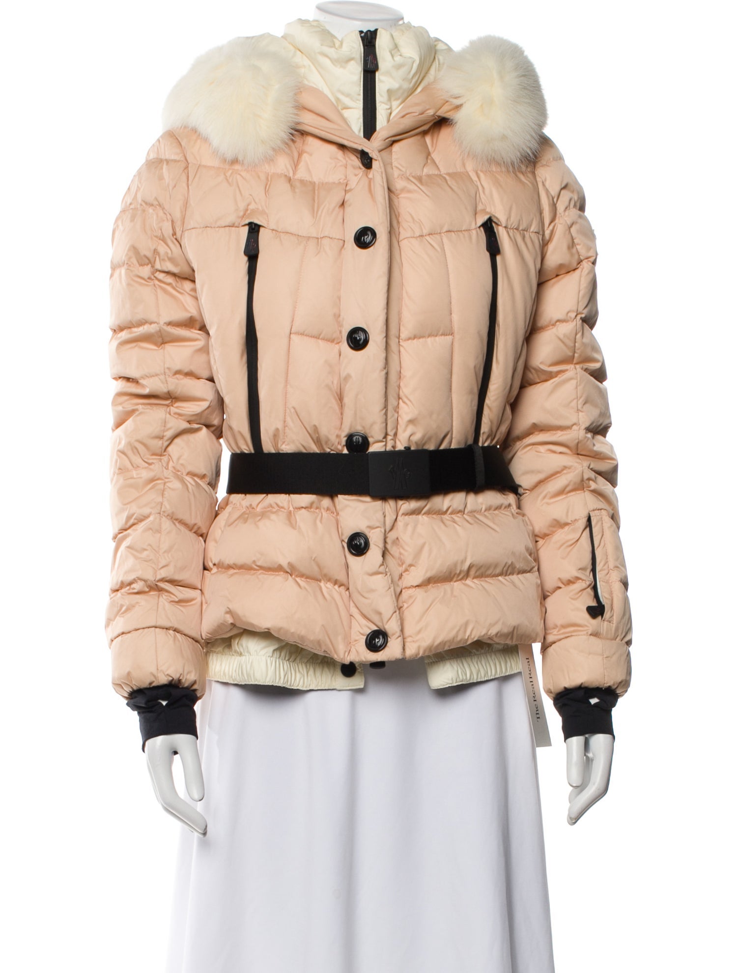 Moncler Grenoble Striped Down Jacket