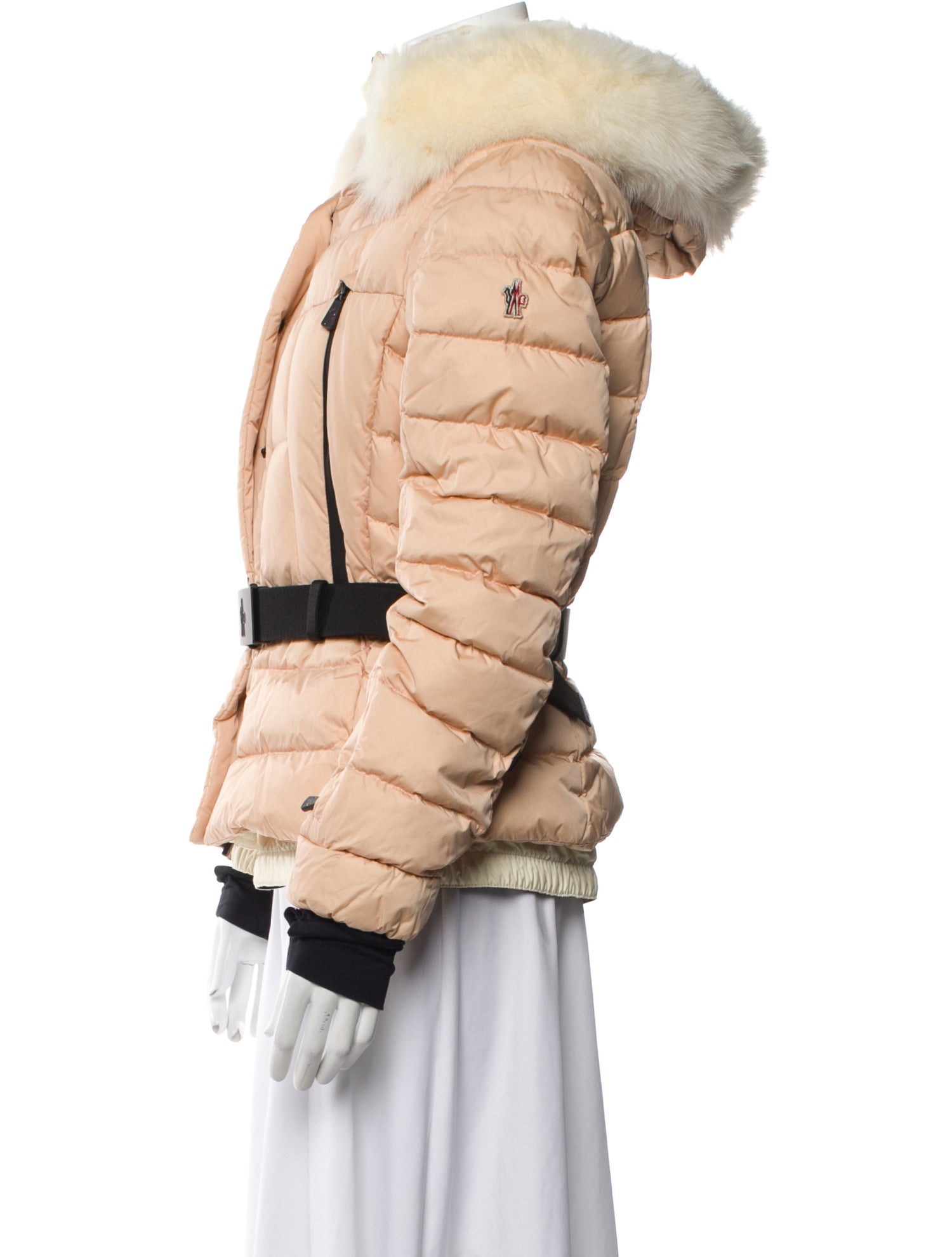 Moncler Grenoble Striped Down Jacket