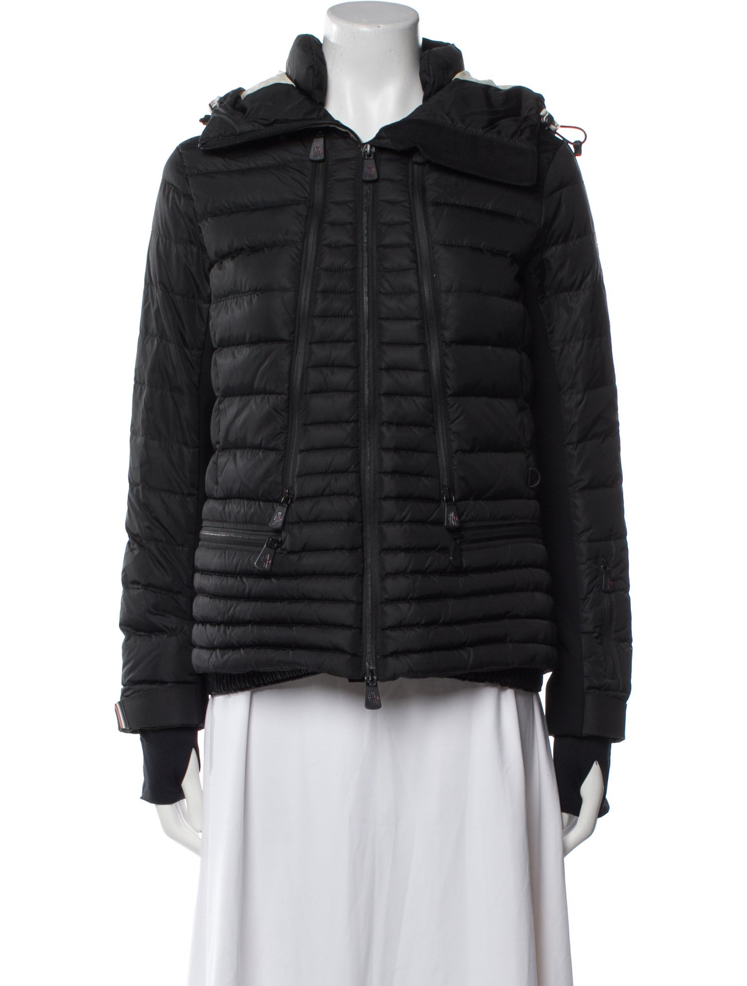 Moncler Grenoble Striped Down Jacket