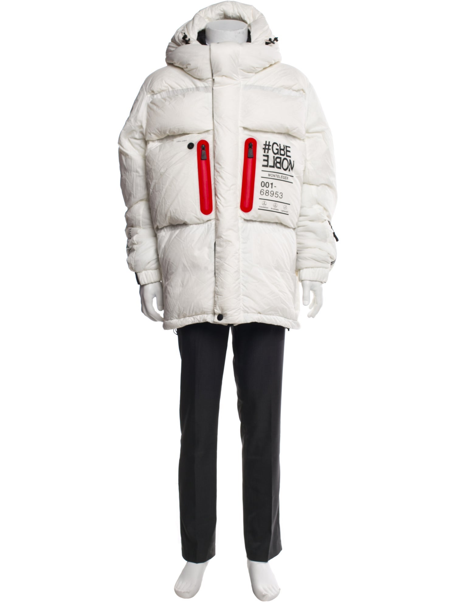 Moncler Grenoble Graphic Print Puffer Coat