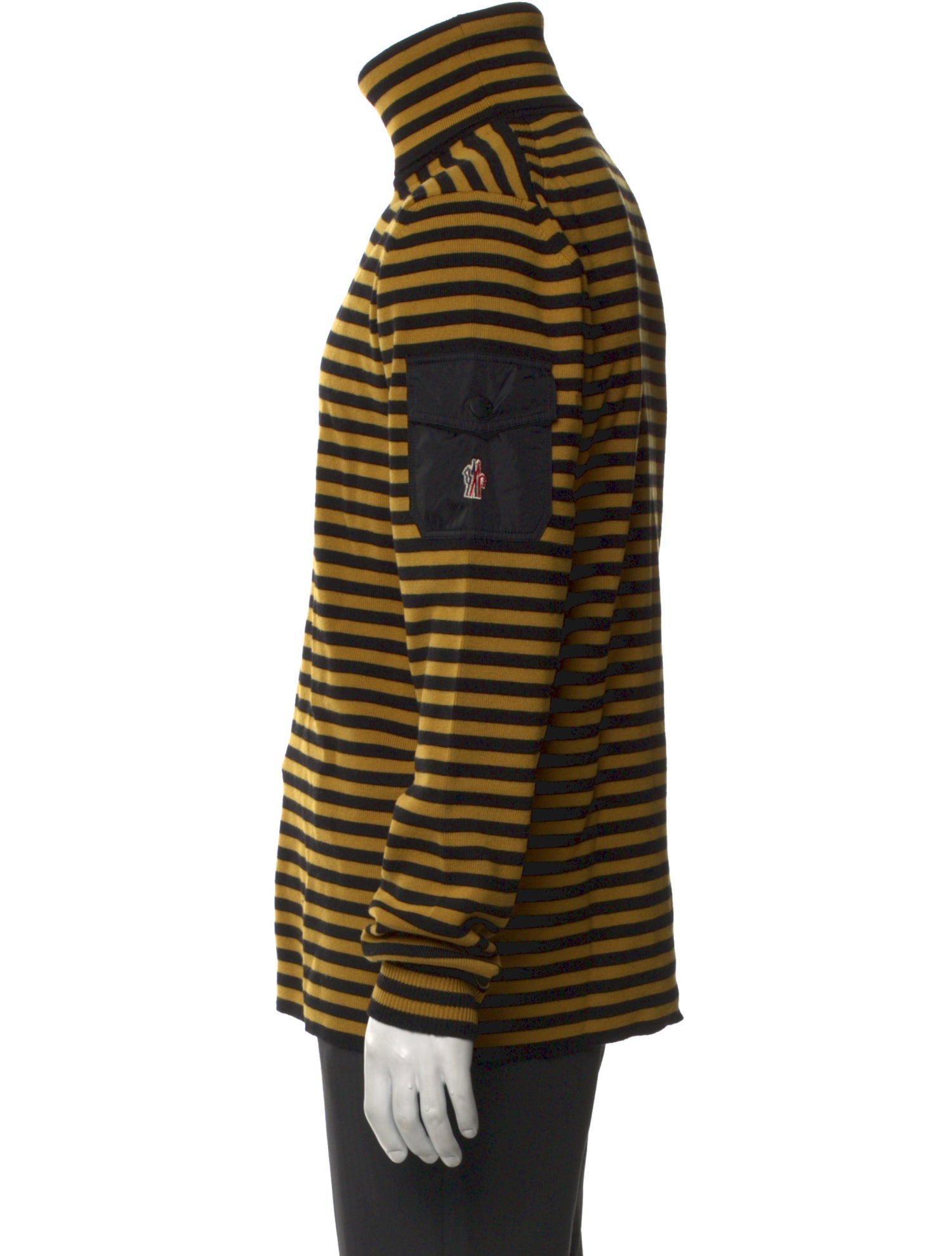 Moncler Grenoble Wool Striped Pullover