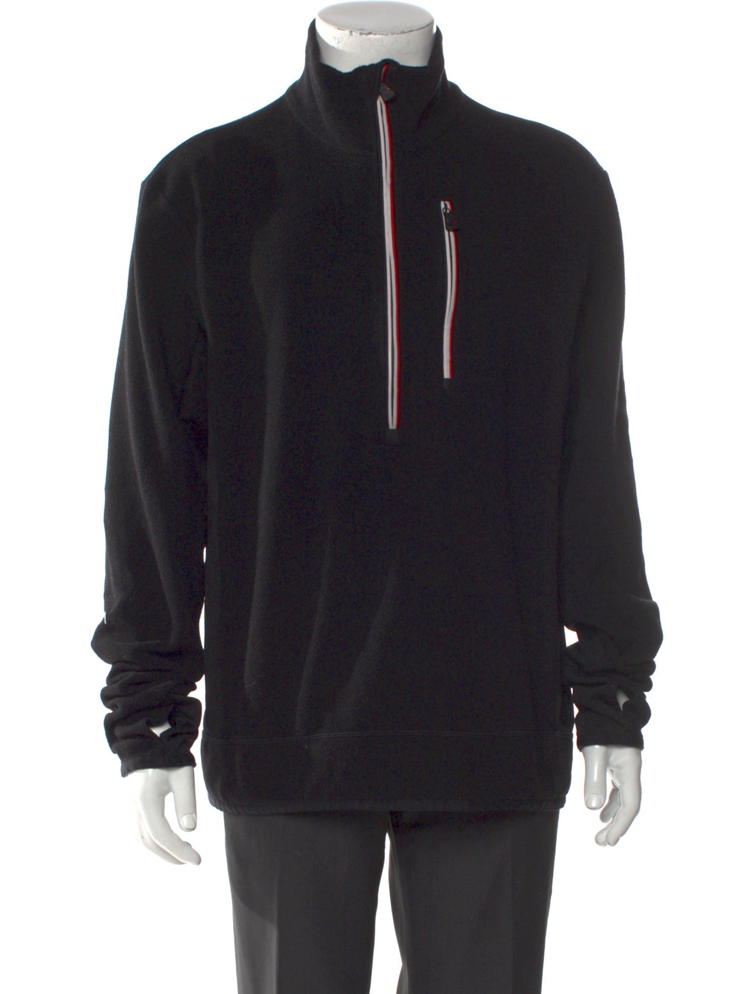 Moncler Grenoble Mock Neck Long Sleeve Sweatshirt