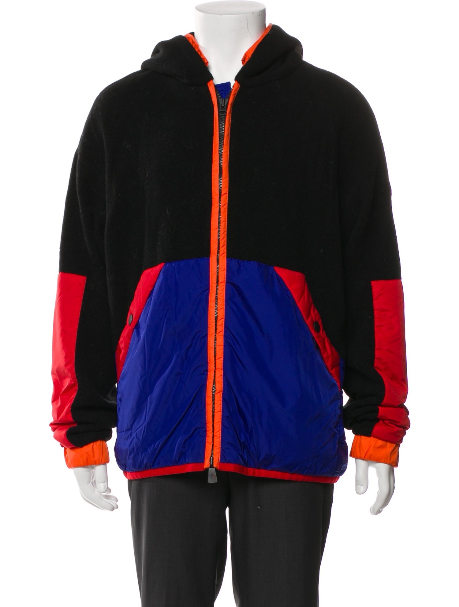 Moncler Grenoble Striped Windbreaker