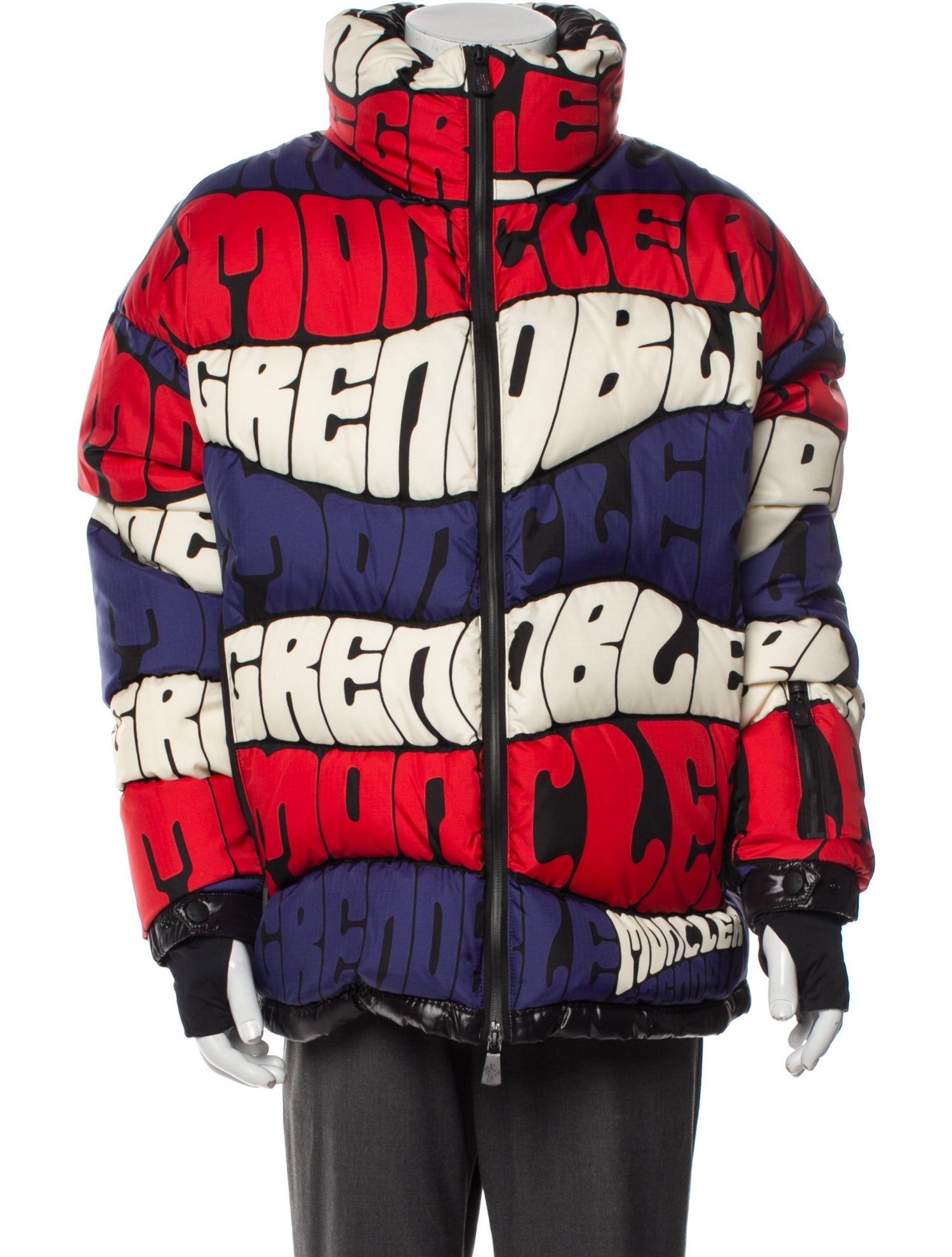Moncler Grenoble Printed Puffer Coat