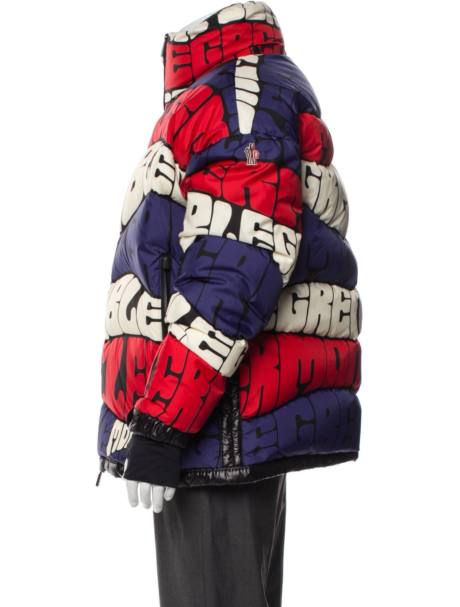 Moncler Grenoble Printed Puffer Coat