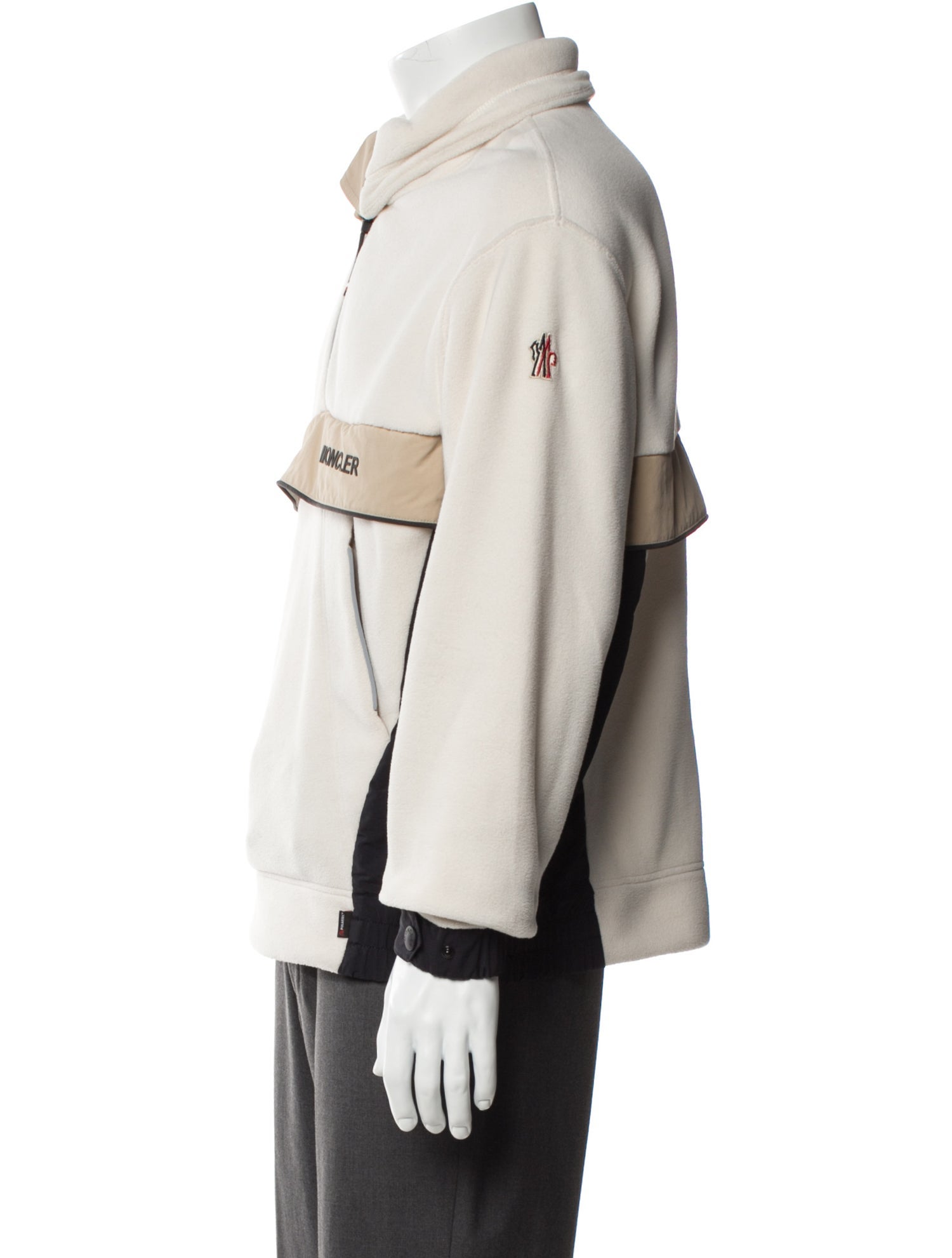 Moncler Grenoble Colorblock Pattern Windbreaker w/ Tags