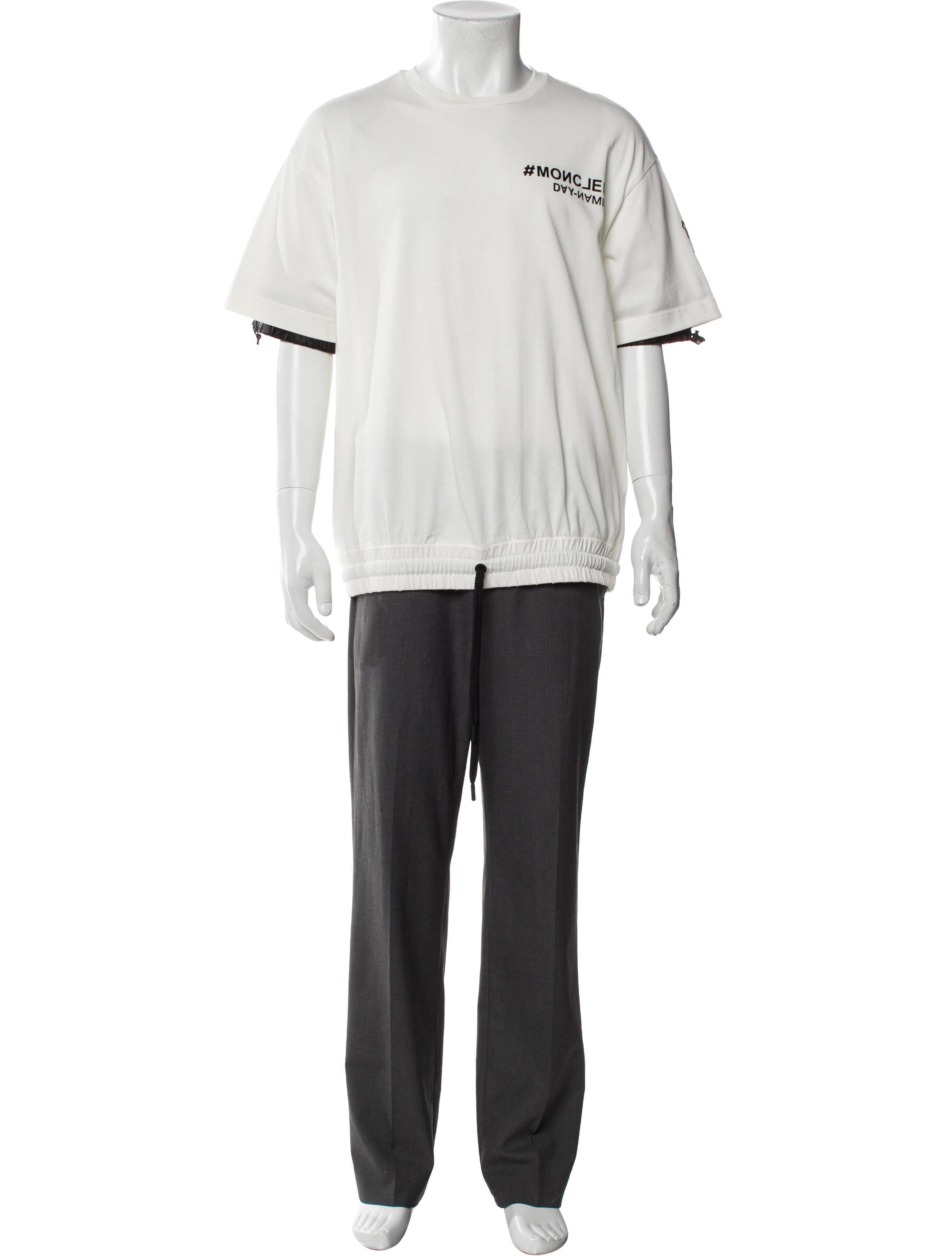 Moncler Grenoble Graphic Print Crew Neck T-Shirt