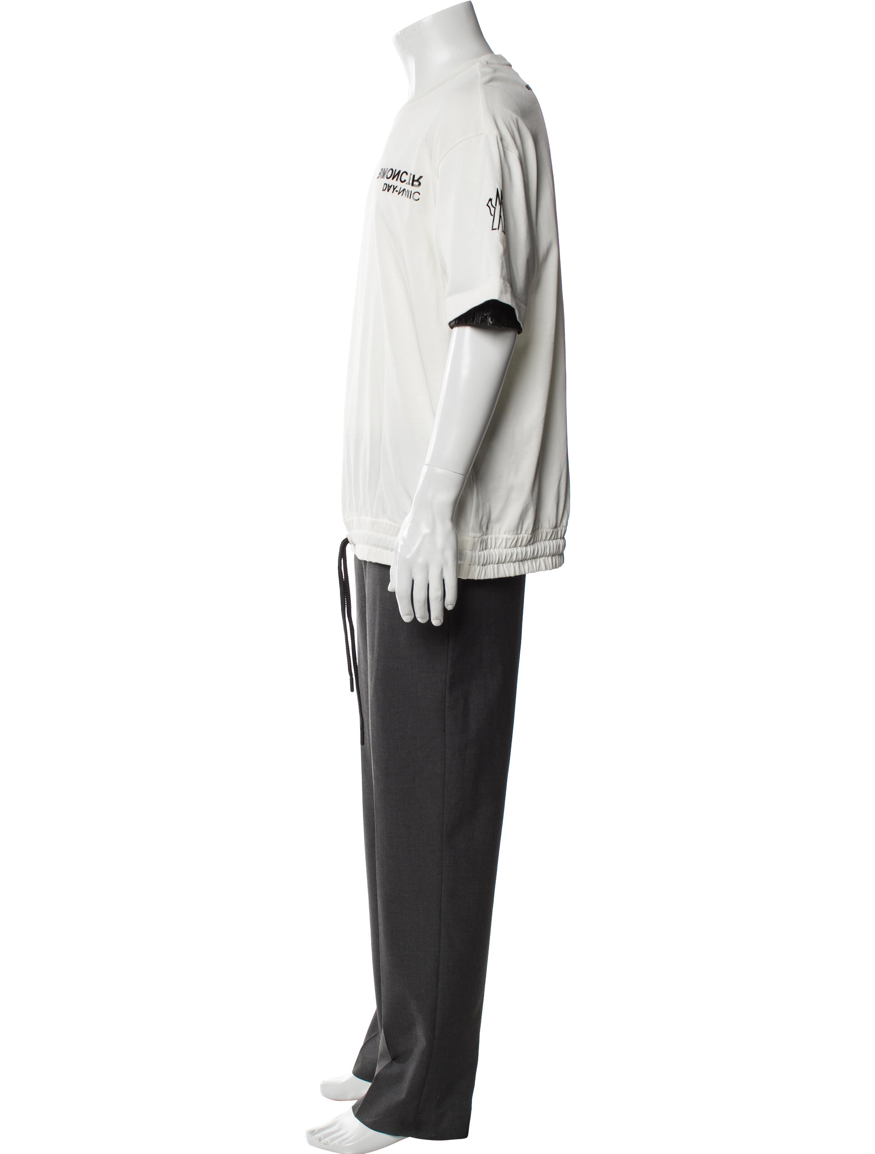 Moncler Grenoble Graphic Print Crew Neck T-Shirt