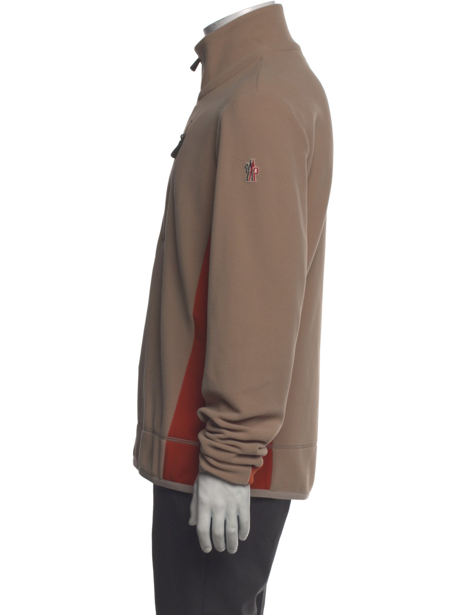 Moncler Grenoble Colorblock Pattern Turtleneck Sweatshirt
