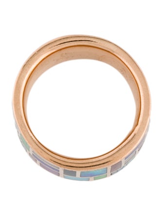 Marla Aaron 18K Multistone All Inlay Ring