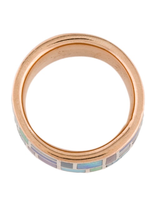 Marla Aaron 18K Multistone All Inlay Ring