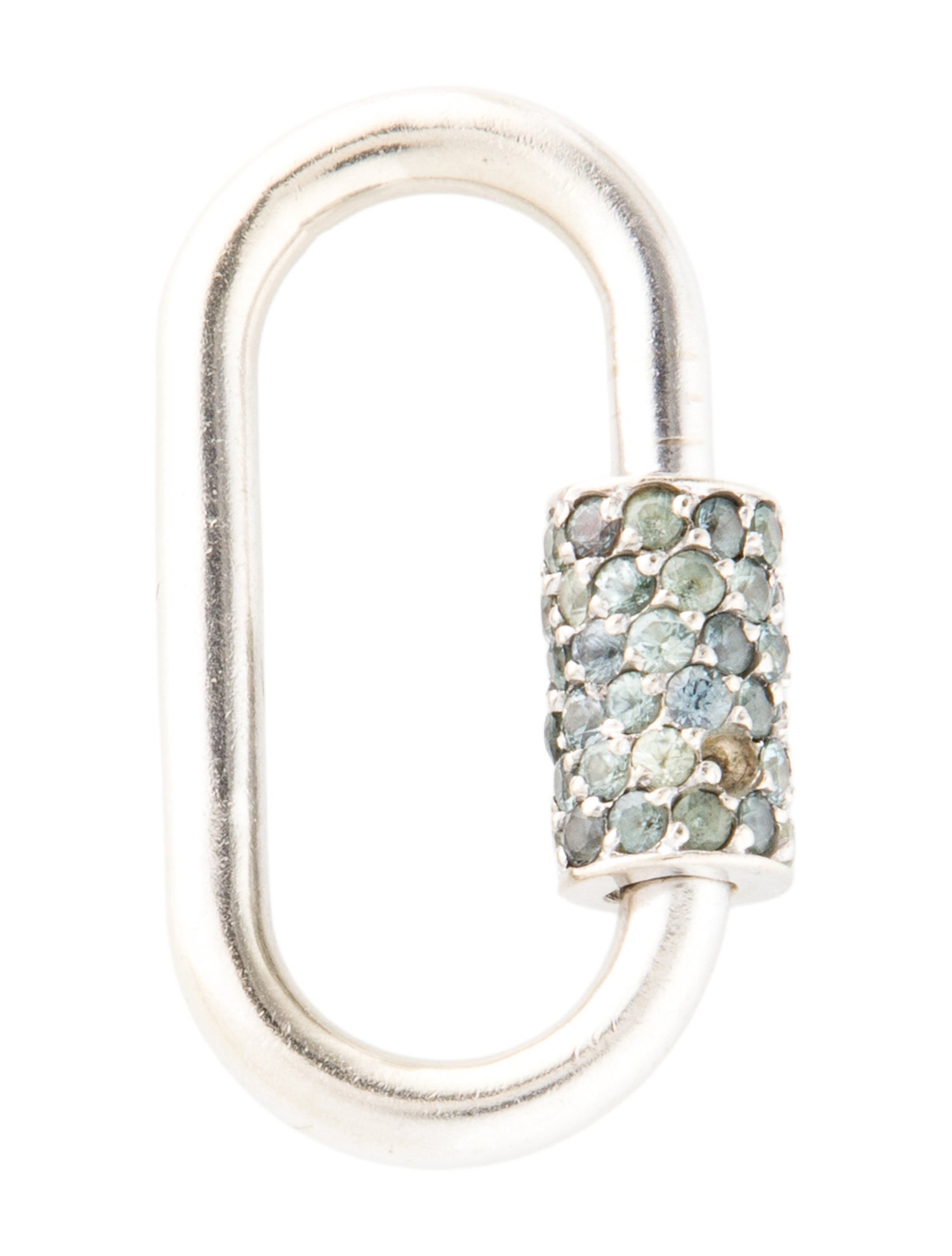 Marla Aaron 14K 2.00ctw Sapphire Lock