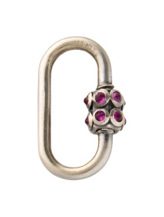 Marla Aaron 14K Ruby Consuelo Lock Pendant