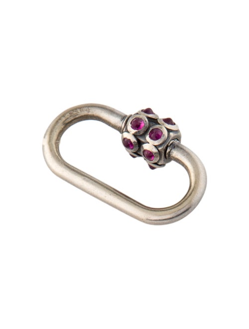 Marla Aaron 14K Ruby Consuelo Lock Pendant