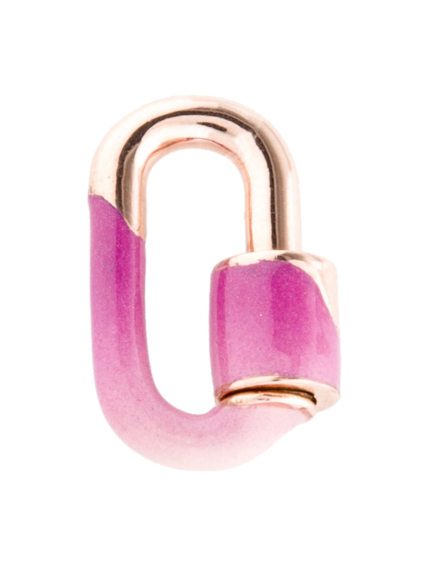 Marla Aaron 14K Enamel Peony Chubby Babylock