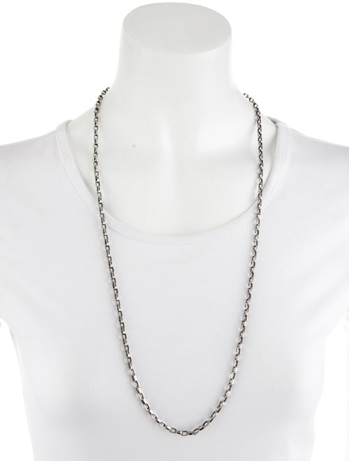 Marla Aaron Heart Lock Chain Necklace