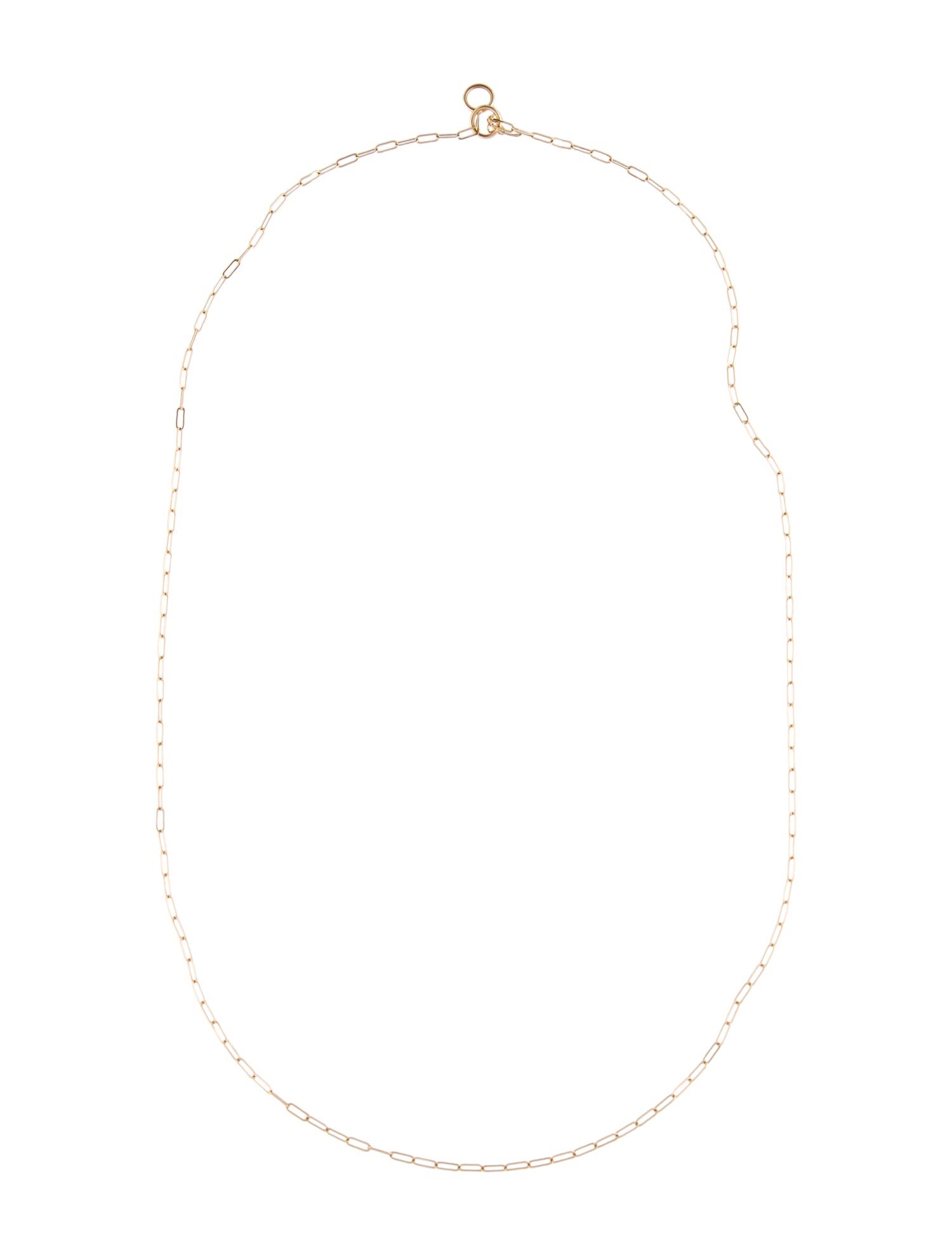 Marla Aaron 14K Square Link Chain Necklace