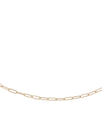 Marla Aaron 14K Square Link Chain Necklace