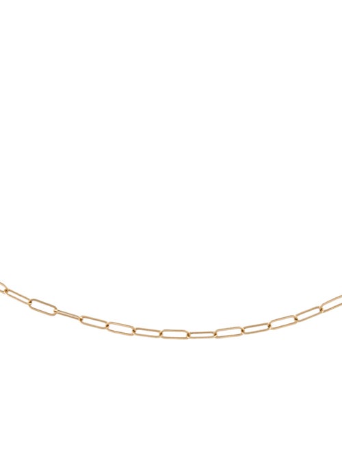 Marla Aaron 14K Square Link Chain Necklace