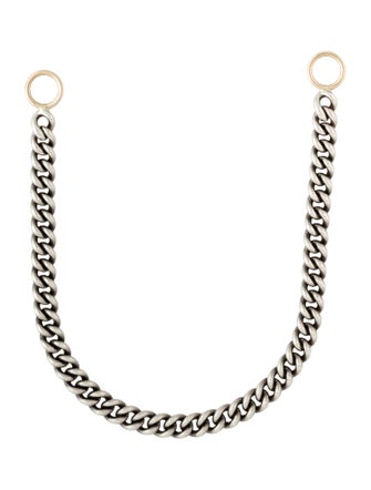 Marla Aaron Two-Tone Heavy Curb Chain Link Bracelet