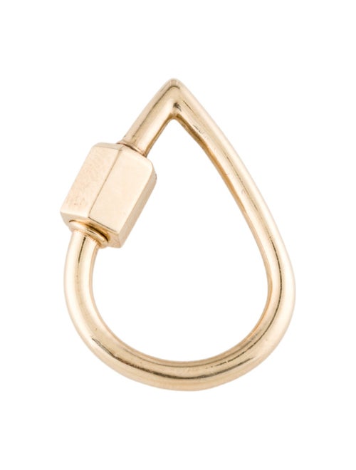 Marla Aaron 14K Pear Droplock