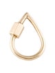 Marla Aaron 14K Pear Droplock