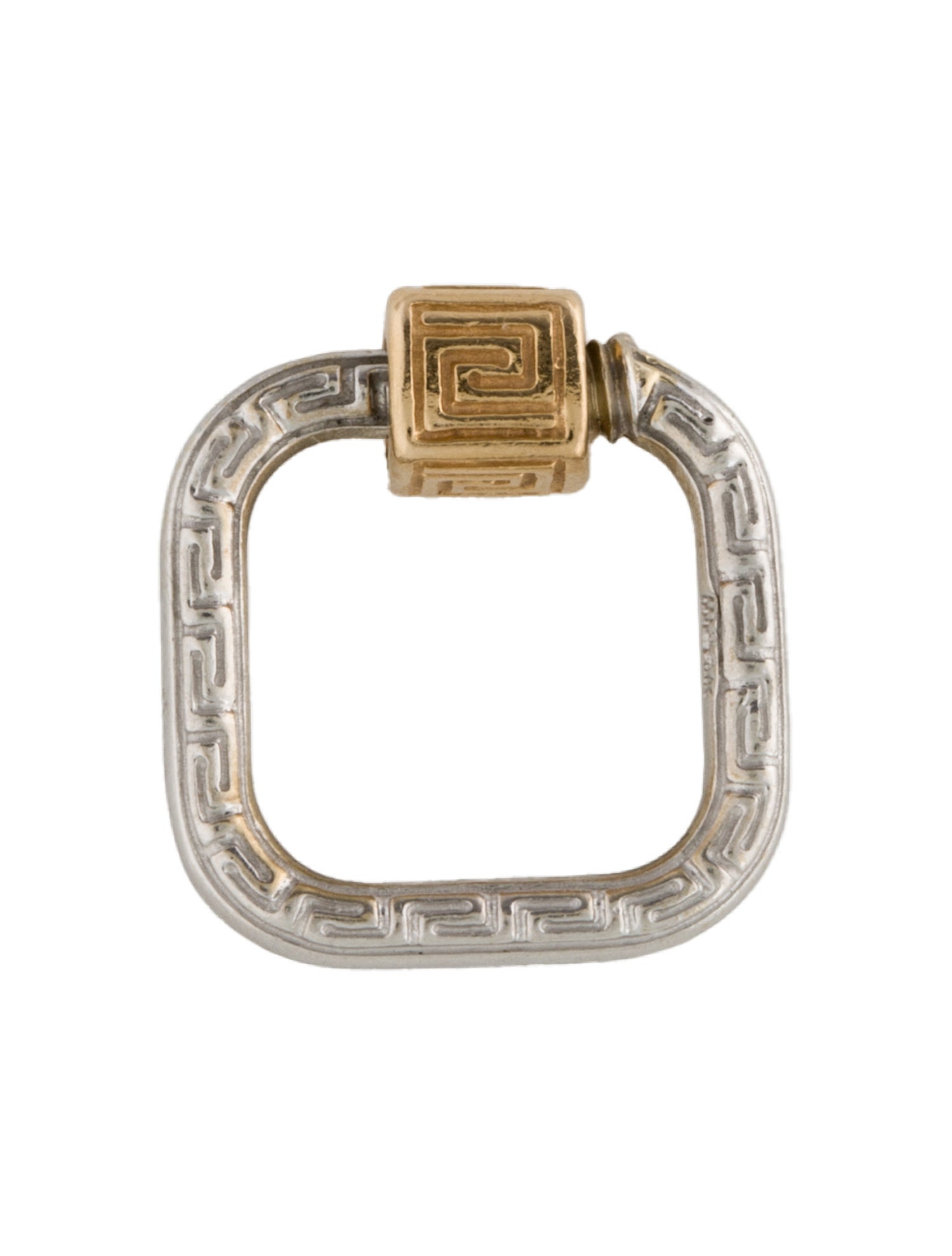 Marla Aaron 14K Baby Meander Lock