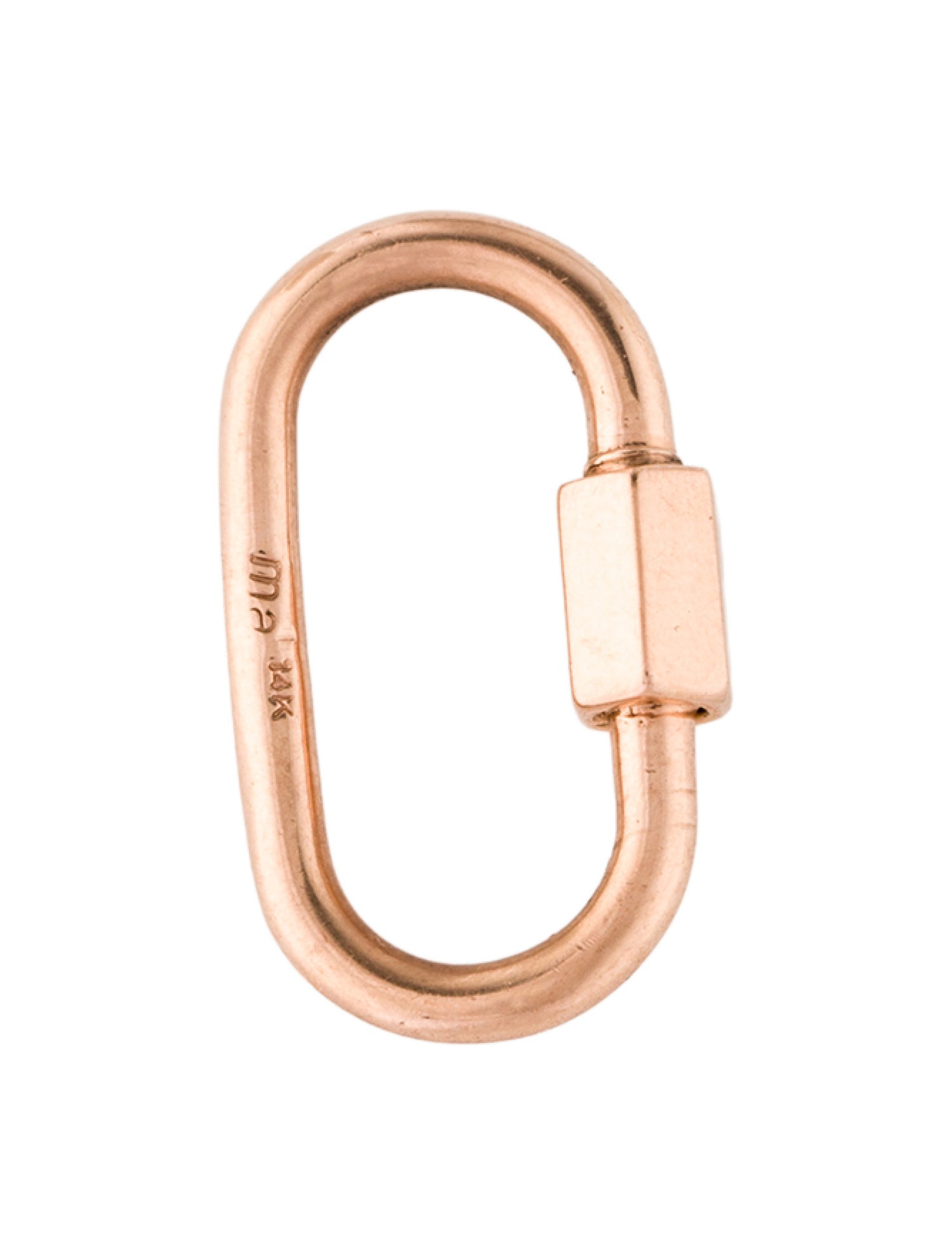 Marla Aaron 14K Medium Lock Charm