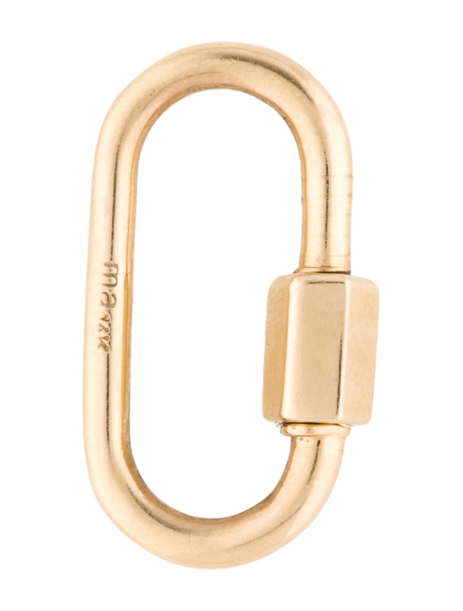 Marla Aaron 14K Medium Lock Pendant