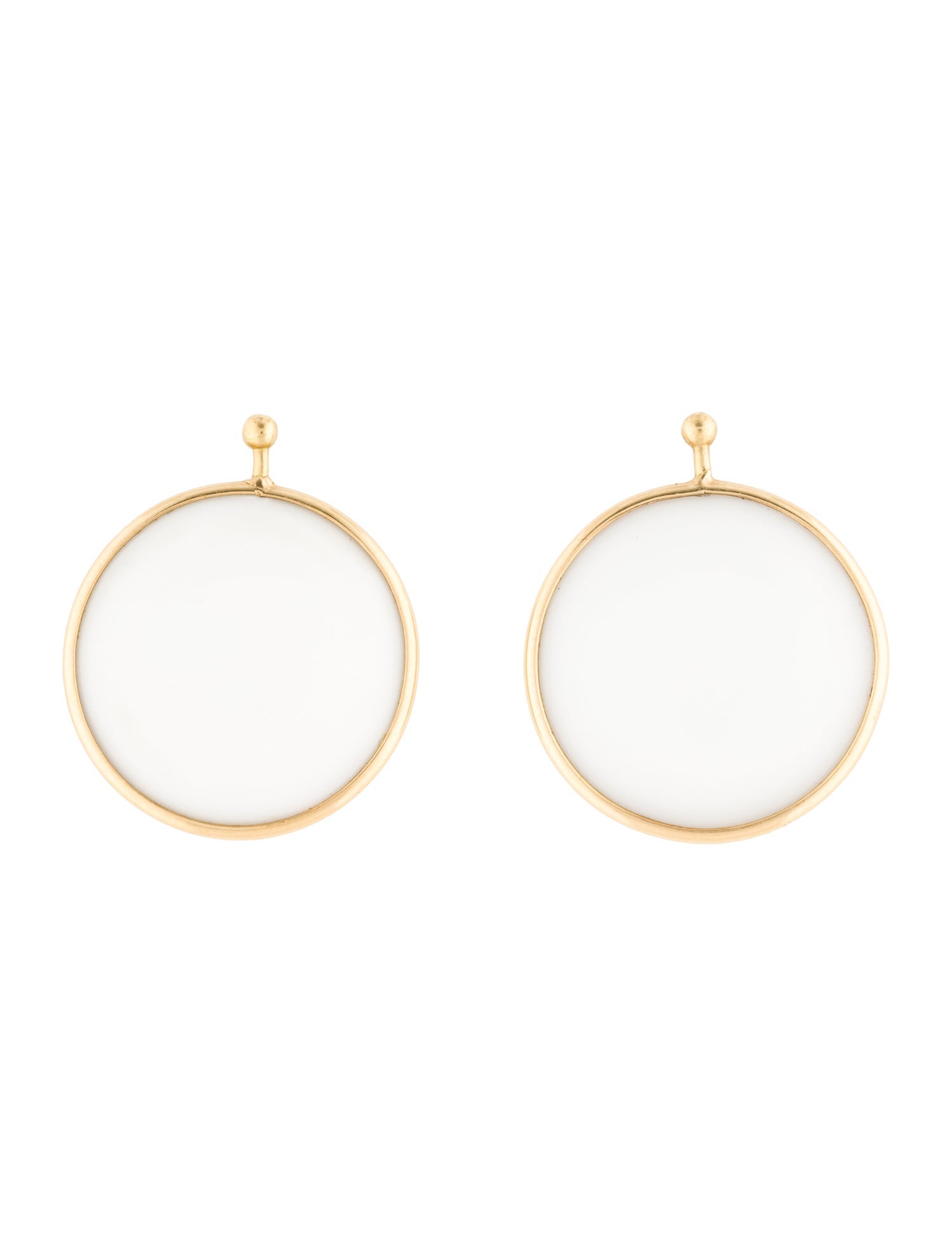 Marla Aaron 18K Opal Mini Disc Charms