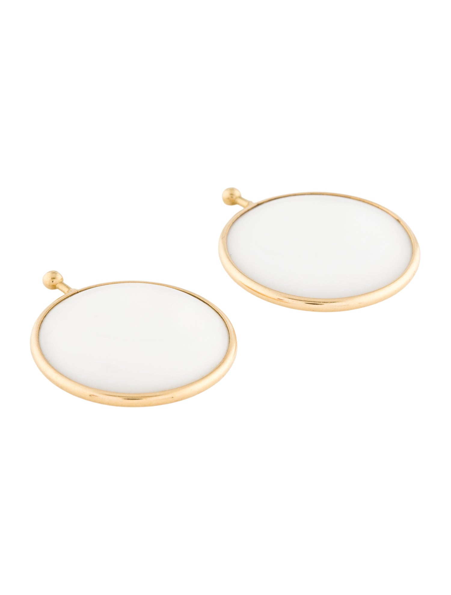 Marla Aaron 18K Opal Mini Disc Charms