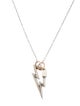 Marla Aaron Boltlock Pendant Necklace