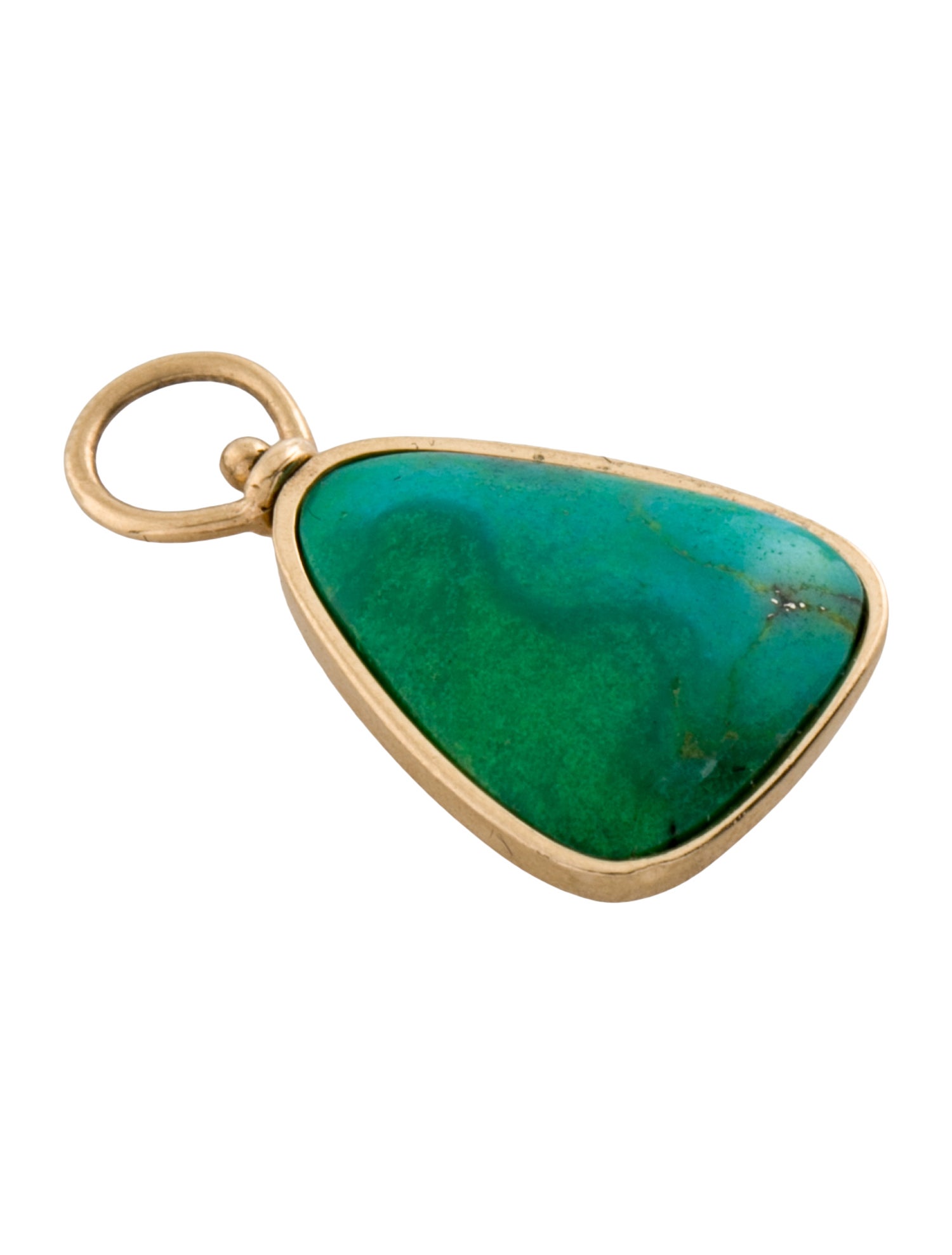Marla Aaron 14K Turquoise 'Menina' Charm