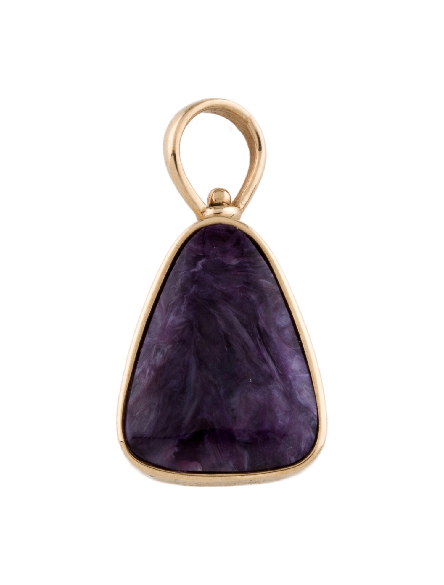 Marla Aaron 14K Charoite Charm