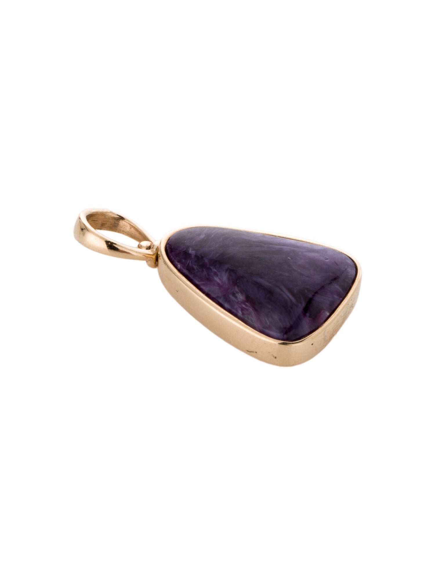 Marla Aaron 14K Charoite Charm
