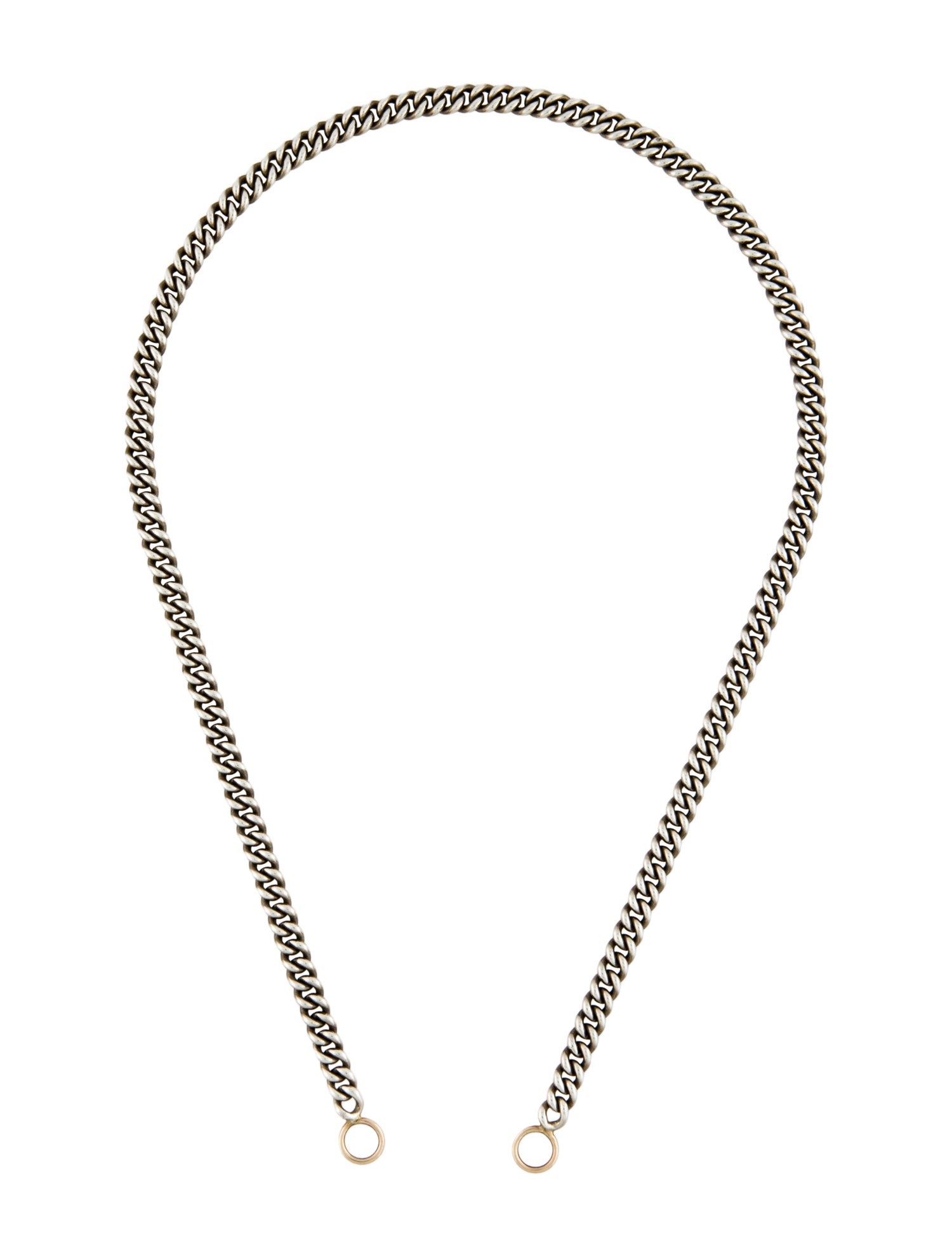 Marla Aaron Heavy Curb Chain Necklace